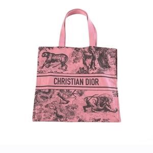 New!!!! Christian Dior Tote in the pink Toile de Jouy print!